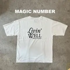 MAGIC NUMBER LIVIN' WELL US COTTON TEE L
