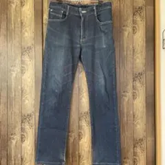 EDWIN ダークブルー ストレートデニム