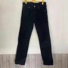 Levi Strauss & Co. 502 ブラックコーデュロイ W31L32