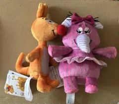 くまのプーさん ぬいぐるみ 2個セット　ズオウ　ヒイタチ