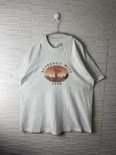 90s USA製　ユタ州　シングルステッチ　スーベニアTシャツ