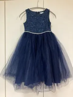 キャサリンコテージ チュールドレス ネイビー 130cm