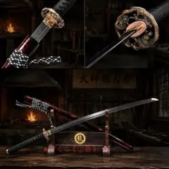 ☆高級模造刀/模擬刀☆ 純銅鎏金銀龍彫刻 美術品 居合刀 太刀 - メルカリ
