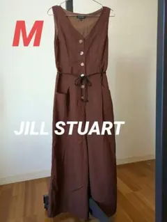 JILL STUART バーガンディ サロペット　オールインワンのサムネイル