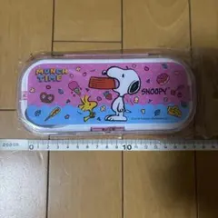 スヌーピー カトラリーセット トリオセット ケース箸フォークスプーントレーピンクのサムネイル