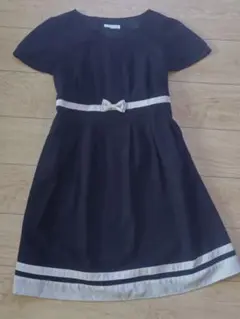 SOSPITA マタニティ 授乳服 ワンピース L 黒 ベージュ リボン