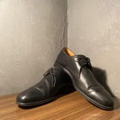 英国製 旧ロゴGRENSON プレーントゥ革靴 レザーソール8 1/2 革靴のサムネイル