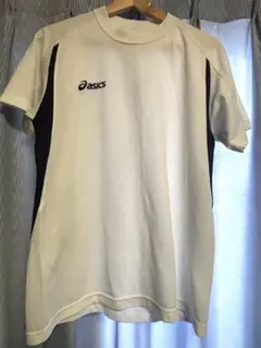 アシックス　メッシュ Tシャツ　ホワイト