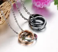 ペアでうれしい限定ネックレス　リング　人気　カップル　おそろい　レア
