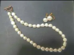 ◯バロックパールネックレス＆イヤリング　セット◯