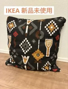 IKEAクッションカバー 民族柄ブラック50×50(45×45) 【新品未使用】のサムネイル