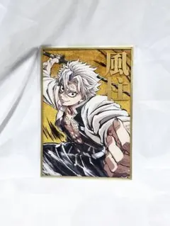 鬼滅の刃 不死川実弥 WEBSHOPくじ 幕間画 B賞 デザインアクリル色紙