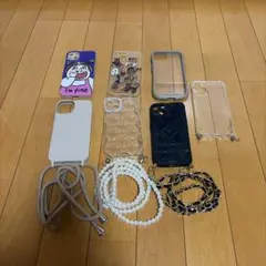 iPhone13ケース7個セット ストラップ付き