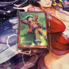 ワンピースカード　公式スリーブ　ルフィ　未開封