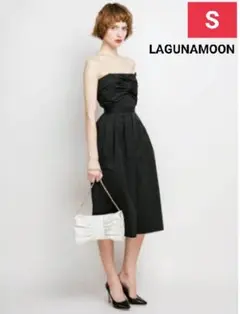 ラグナムーン ドレス S ガウチョドレス オールインワン 結婚式 二次会