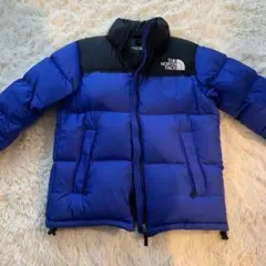 THE NORTH FACE ノースフェイス ヌプシ ダウン 青×黒 S