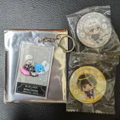 ブルーロック　ぼのぼの　アクリルキーホルダー　凪誠士郎　くら寿司　蜂楽廻　缶バ