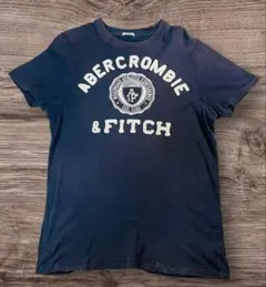 Abercrombie & Fitch フェルトロゴ ネイビー M 【Y2K】