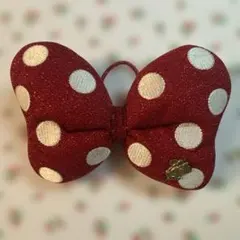 本日削除‼️最終値下げ‼️東京ディズニーリゾート限定　ミニーちゃんヘアゴムピン