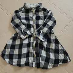 H&M ベビー　ギンガムチェック　ワンピース