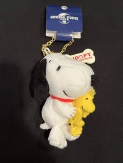 USJ限定 スヌーピー＆ウッドストック ぬいぐるみキーチェーン！お土産！新品