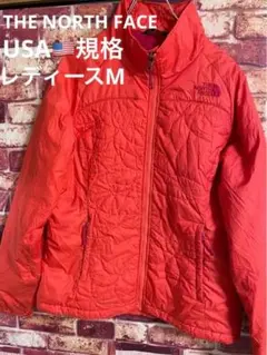 USA規格　THE NORTH FACE 中綿ジャケット　オレンジ　レディースM