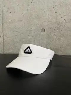 adidas ホワイト バイザー 調整可能