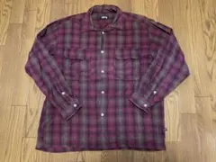 に*り様 アメリカ古着◇80's OLD Stussy◇初期黒タグ◇オンブレチェ