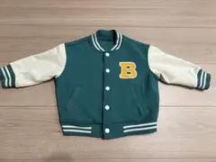 ユニクロ　ドライストレッチスウェットブルゾン　グリーン　80 ベビー　キッズ