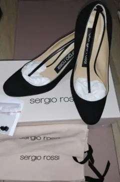 sergio rossi 黒パンプス　37　23.5cm