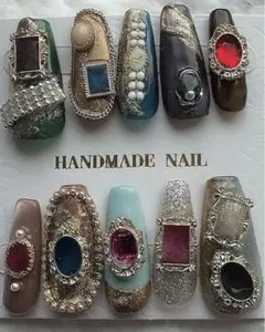 ネイルチップ　現品販売　0.3.2.4.7 ロングバレリーナ