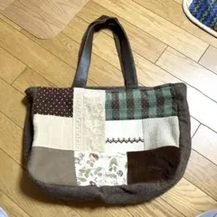 パッチワーク風ショルダーバック