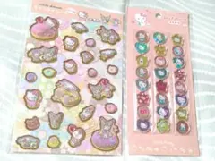 正規品　サンリオ　 キャンディシール おはじきふうシール 2個セット