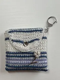 ハンドメイド　かぎ針編みコインケース