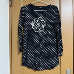 インゲボルグ ドット 花柄プリント チュニック