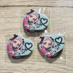 地縛少年花子くん 八尋寧々 ファミマ チョコミント ハート型 缶バッジ