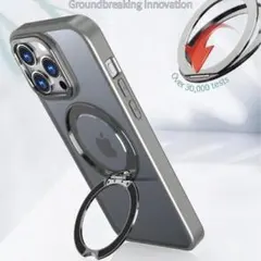 iPhone16 Pro Max ケース MagSafe対応 リング付き 耐衝撃