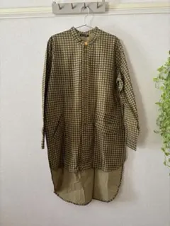 【Amina】チェック柄 メンズ長袖シャツ 新品、未使用品のサムネイル