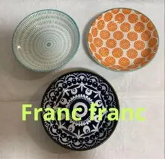 Franc franc イロイロ小皿　3枚セット　⭐️7のサムネイル
