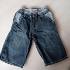 140cm デニムハーフパンツ