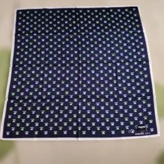 renoma シルクハンカチ ネイビー