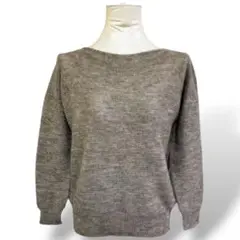 【美品】23区 アルパカ混 ニット セーター【38 M】ブラウン系