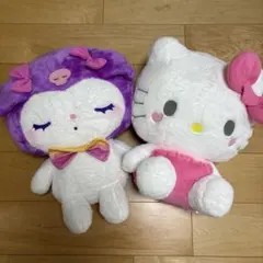 サンリオ　ハローキティ　クロミちゃん　ぬいぐるみセット　BIGぬいぐるみ