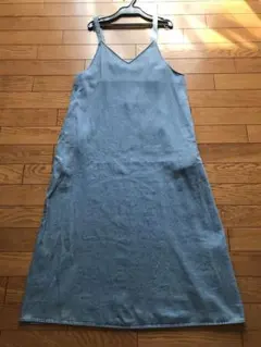 ★【新品タグ付】★◆デニム♪キャミソール♪ロングワンピース◆
