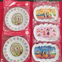 ディズニー　キャラクター　プレート　5枚