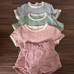 80〜90cm半袖3枚と短パンセット