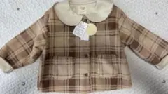 【新品未使用】バースデイ　tete a teteテータテート　アウター　チェック