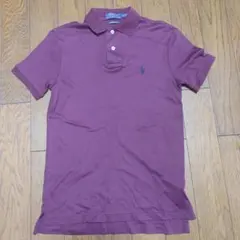 PoloRalphLauren カスタムスリムフィット ポロシャツ パープル