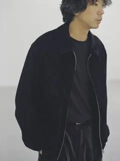 LIDNM SUPER SOFT SHEEP SUEDE ZIP Mサイズ