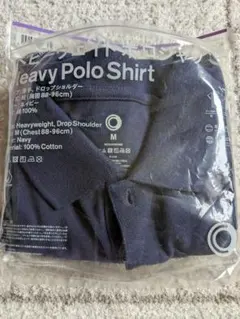 新品ユニセックスポロシャツ M ネイビー 100%コットン